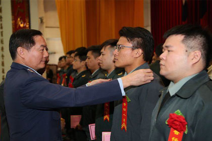副部長沈上將主持桃園市後備軍人晉任暨幹部表揚活動