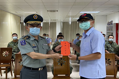 Commander General Fu Inspected the Management Section of Republic of China Military Cemetery and Boosted the Morale of Troops