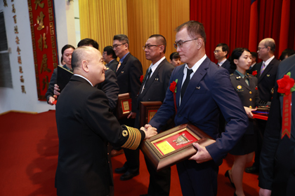 各級長官主持民國115年後備軍人晉任暨表揚典禮