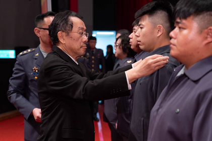 國防部顧部長主持新北市後備軍人晉任表揚