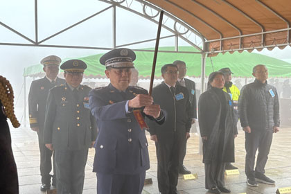 副總長執行官黃志偉上將主持民國114年春祭典禮