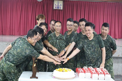 彰化縣後備指揮部補充兵營教育召集訓練慶生餐會