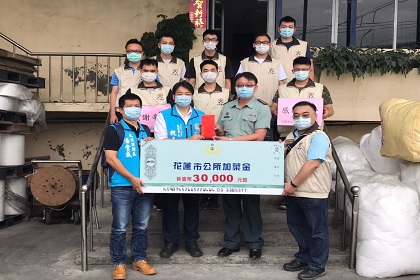 花蓮市市長魏嘉賢慰問口罩生產人員