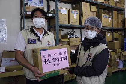 張淵翔主任慰勞防疫支援人員