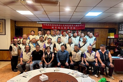仁愛鄉後備軍人輔導中心召開組長會報，指揮官張上校列席指導