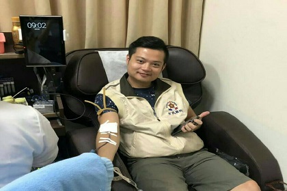 輔導幹部捐血