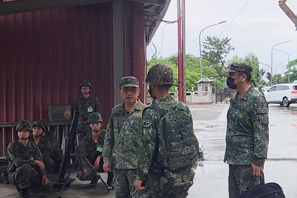 指揮官傅中將視導南投縣後備旅教育召集訓練2
