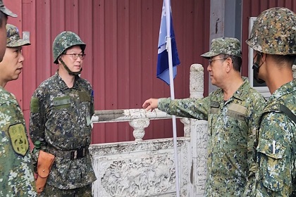 指揮官傅中將視導南投縣後備旅教育召集訓練3