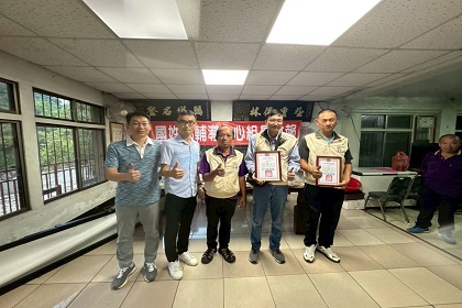 國姓鄉後備軍人輔導中心召開輔導組長聯席會報，政戰處長呂中校列席指導