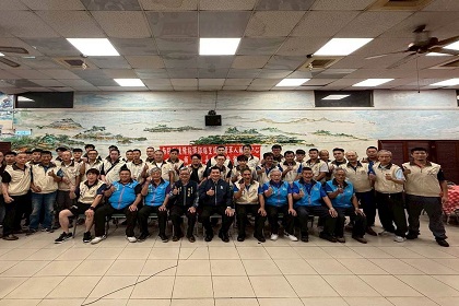 埔里鎮後備軍人輔導中心辦理第三次組長會報合影