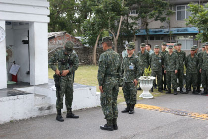 臺東縣-營區衛哨勤務示範 防杜突發事件肇生