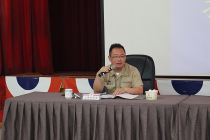 指揮官陳上校列席指導114年6月份榮譽團結會