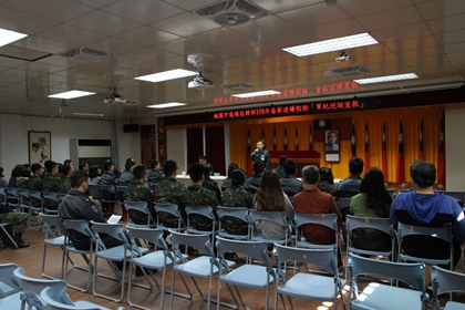 北部地區後備指揮部蒞部實施春節假期軍紀宣教