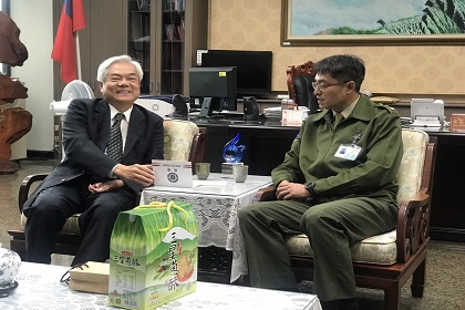 邱指揮官拜訪李檢察長