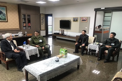 邱指揮官偕同後服科譚科長拜訪宜蘭地方檢察署
