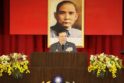 周中將主持宜蘭縣後備指揮部晉任表揚典禮