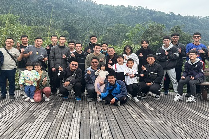 健走活動勤務排同仁合影