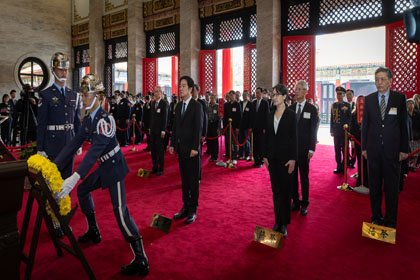 賴總統親赴忠烈祠主持春祭典禮