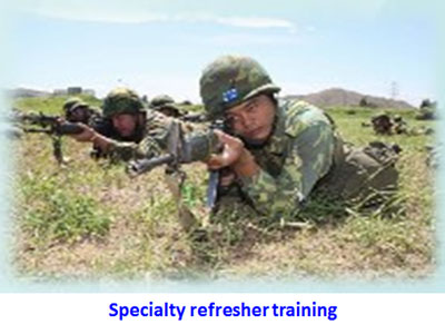 A real scenario of live firing A real scenario of live firing